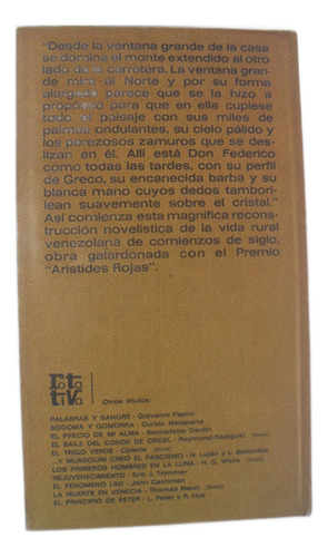 Cunboto: Novela De Ramón Díaz Sánchez (Usado)