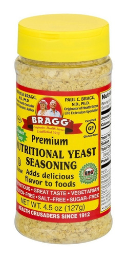 Levadura Nutritional Yeast Premiun Bragg 127gr - G A $45000