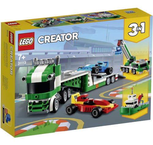 Lego® Creator - Transporte De Coches De Carreras (31113) Cantidad de piezas 328