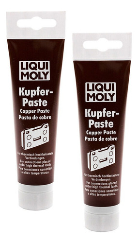 2 Pasta De Cobre De 100g C/uliquimoly 1vm497010