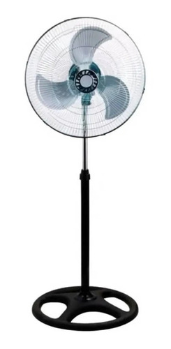 Ventilador 3 En 1 Kanji Negro Con 3 Aspas De Metal De 18 Pul