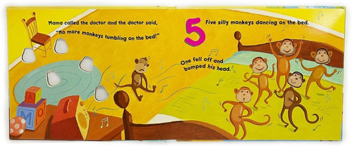 Bendon Piggy Toes Libro Infantil, Eight Silly Monkeys Libro