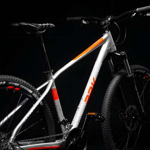 Mountain Bike Prk Terrain R29 21v Talle M Plateado M 17.5"