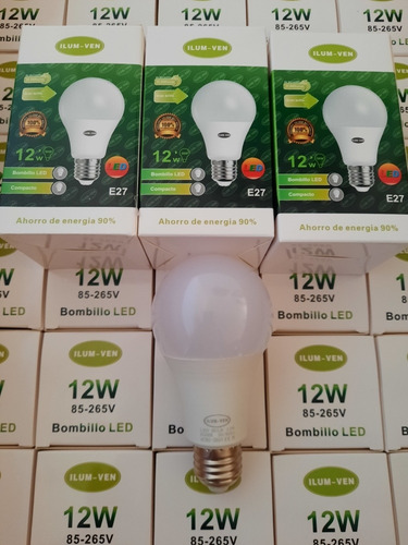 Imagen 2 de 7 de Bombillos Led 9w 12w Multivoltaje Garantia Ref 1.5 Mayor