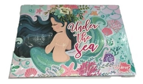 Carpeta Inkdrop Nro 5 Dibujo Sirena Mermaid Under The Sea