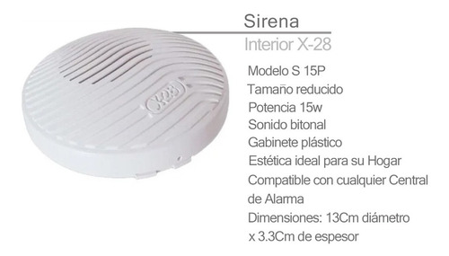 Imagen 6 de 10 de Kit Alarma Domiciliaria X28 Casa Completo