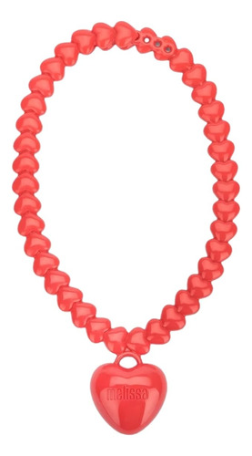 Colar Melissa Plastic Jewelry Vermelho