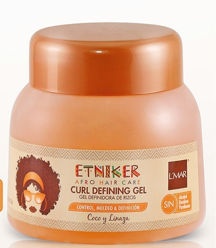 Gel Definidora Rizos Etniker Cabello Crespo Afro Pelo Rizado