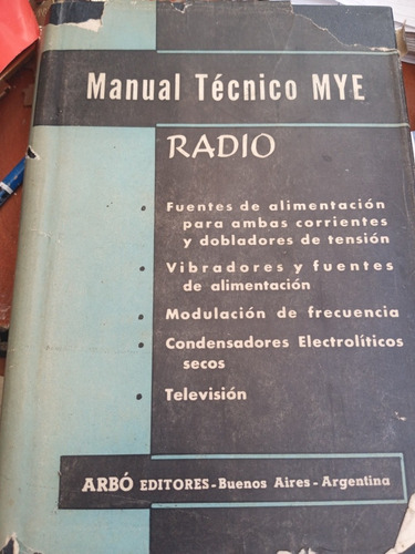 Manual Técnico Mye Tomo Ii Radio Ed Arbó Libro 