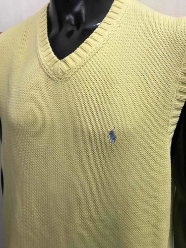 Sweater Chaleco De Hilo Polo Ralph Lauren Talle Xl