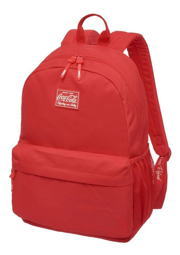 Mochila Coca-cola Flat Refit 71030504d Com 2 Compartimentos