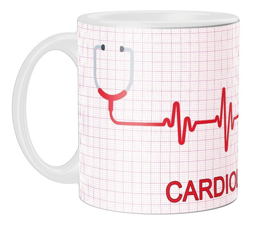 Caneca Personalizada Cardiologia - Em Cerâmica - 325ml