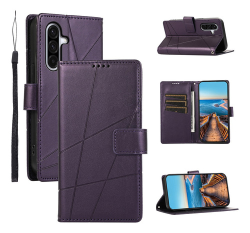 Funda Para Teléfono Samsung Galaxy A56 A36 A26 A16, Funda Tipo Bolsa Con Ranura En Forma De A