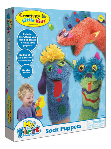 Creativity For Kids My First Sock Puppets Para Niños, Crea.