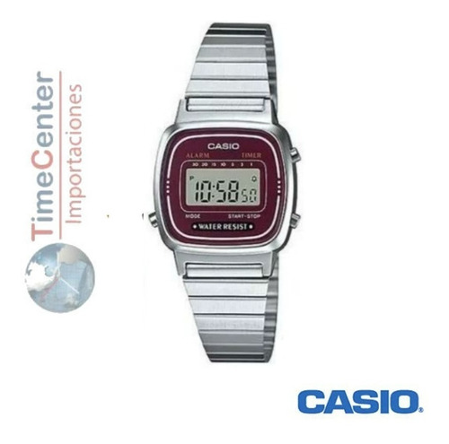 Reloj Casio Digital Para Mujer La670wa Vintage Clásico  