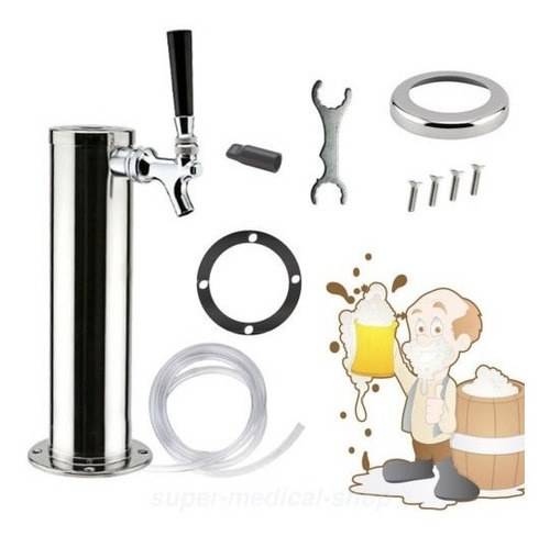 Single Tap Draft Beer Tower One Faucet Acero Inoxidable Home