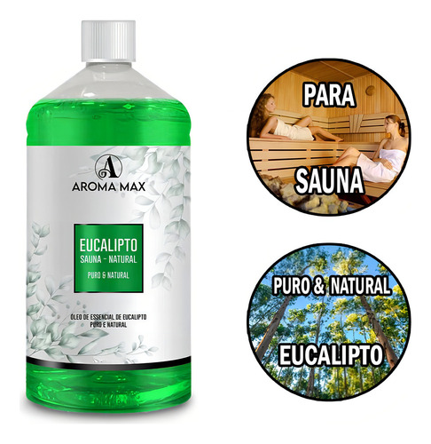 Essencia De Eucalipto Para Sauna 5l Vapor Quente