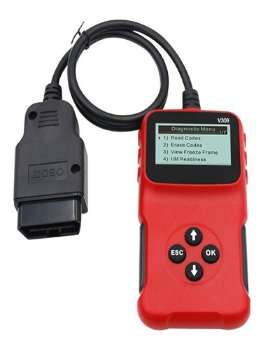 Scanner Automotriz Multimarca V309 Obd2 5 Idiomas 9 Protocol