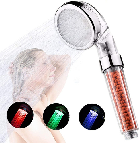 ¡ Ducha Shower Led Colores Con Sensor De Temperatura Spa  !!