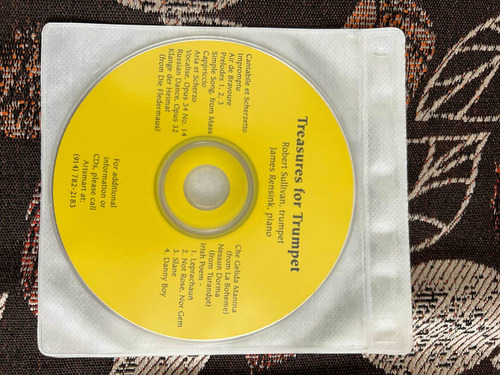 Cd Robert Sullivan Trompeta (Usado)