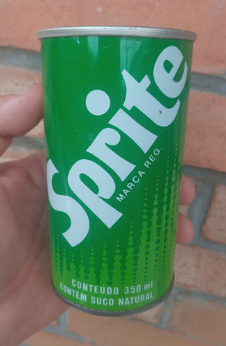 Antigua Lata Vacia De Gaseosa Sprite 350 Ml Años 80 En Chapa