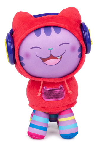 Pelúcia Gatinho Dj Catnip Sunny Brinquedos Gabby S Dollhouse multicor tamanho médio
