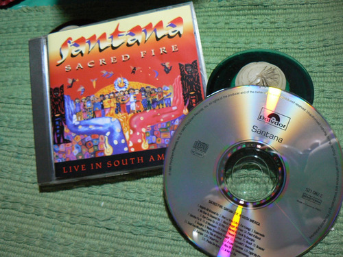Santana Sacred Fire  Cd  Joyas Colección 2023 Ec  