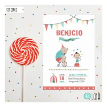 Comprar Kit Imprimible Circo Deco + Candy Bar