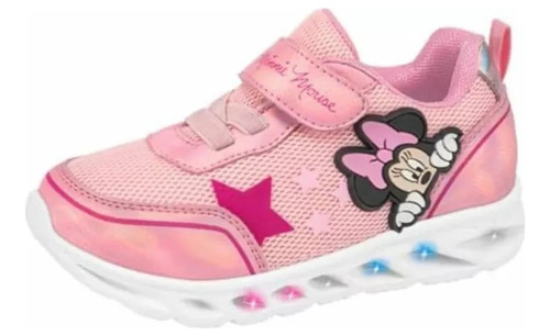 Tenis Casuales Choclo Con Luces Minnie Mouse 1113196 Oct