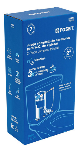 Juego De Reparación P/wc C/válvula De Ajuste De Altura 45308