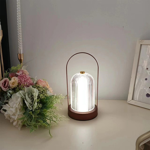 Lámpara De Mesa Led Portátil Recargable O Night Light Thr