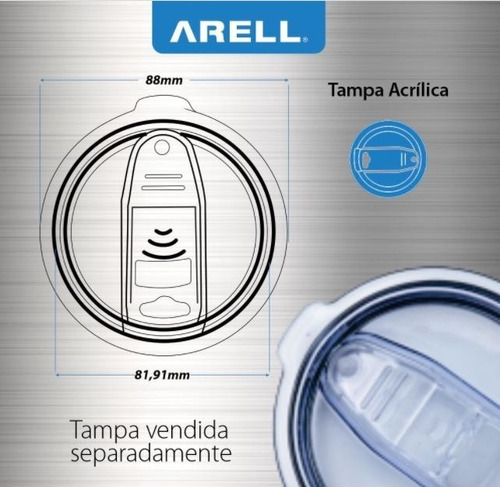 Imagem 4 de 5 de Copo Térmico De Cerveja 500ml Vermelho Red Rose - Arell