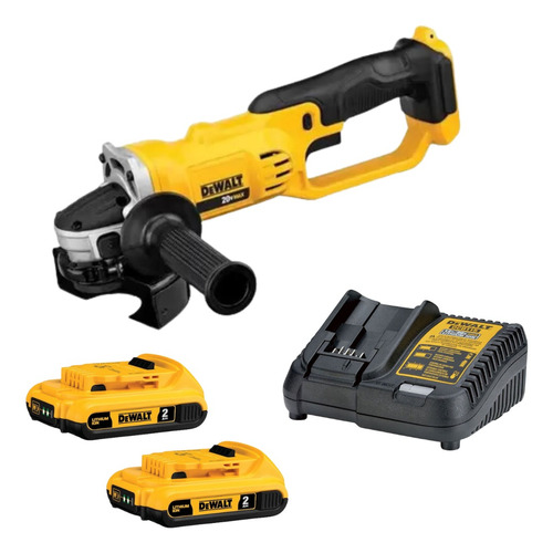 Esmerilhadeira Dewalt Dcg412 C/ 2 Bat 2ah E Carregador