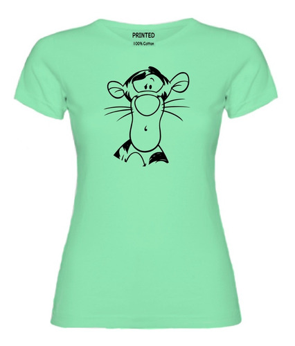 Polera Mujer Estampada Tigger