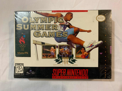 Olympic Summer Games Atlanta 96 Sellado Super Nintendo Snes