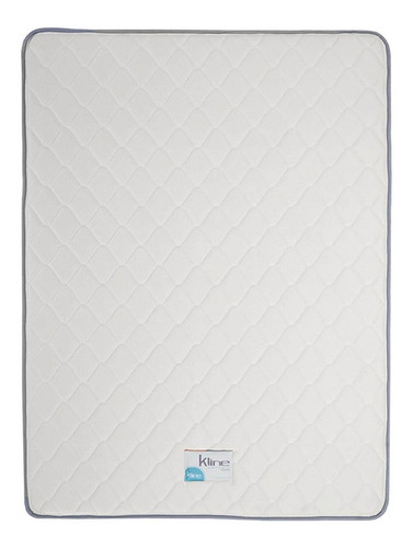 Imagen 2 de 5 de Colchón Kline Resortado Doble Esencial Blue 140 X 190 Cm Col
