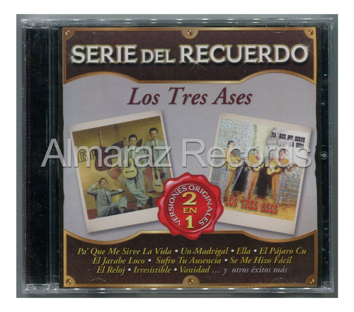 Los Tres Ases Serie Del Recuerdo 2 En 1 Cd