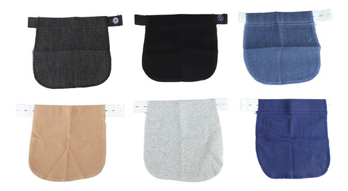 Extensor De Pantalones De Maternidad Ajustable, 6 Colores,