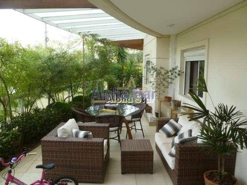 Imagem 1 de 11 de Apartamento Com 3 Dormitórios Para Alugar, 133 M² Por R$ 7.000,00 - Edifício Resort Tamboré - Santana De Parnaíba/sp - Ap0564