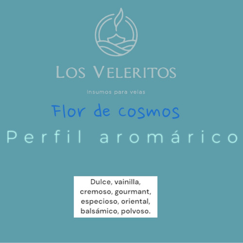 Fragancia Aromática Para Velas | 1 Litro | Los Veleritos Flor De Cosmos Chocolate