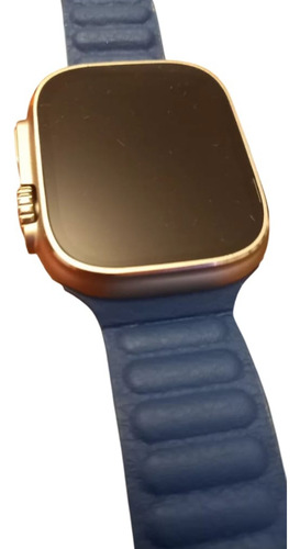 Reloj Smartwatch En Su C Con 2 Mallas Una Imantada, Batería Blanca Ondulado Naranja/azul Plata