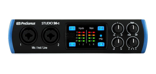 Interface De Audio Presonus Studio 26c