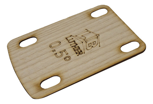 Shim Neck En Angulo 0.5º Lb Luthier. Tipo Stratocaster