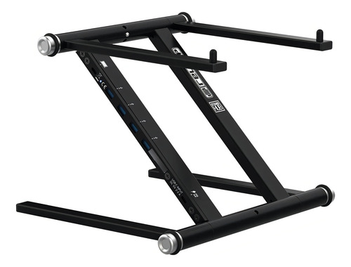 Soporte Para Dj Laptop Con Hub Usb Y Usb C Reloop Stand Hub Color Negro