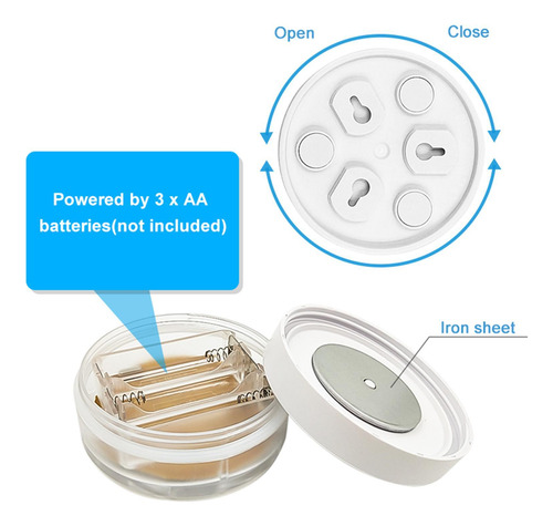 Luz Subacuática Rgb 3x Pilas Aa 11 Led De Control Remoto
