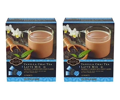 Private Selection Vanilla Chai Tea Latte Mix 10 Ct (pack Of