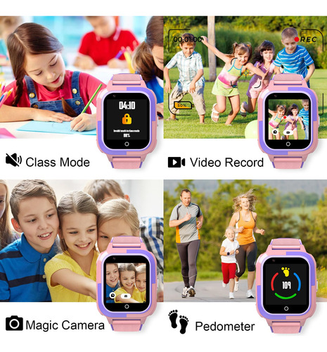 Niños Wonlex Reloj Inteligente Con Tarjeta De Sim, 4g Lkc2d