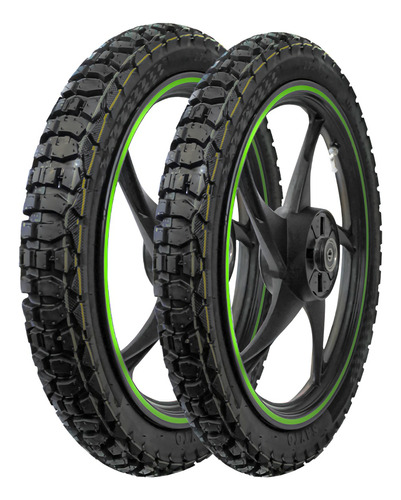 Llantas Sayto 3.50-18 62p + 3.00-18 52p Ur-835 D/p Tubeless