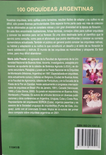 100 Orquideas Argentinas - Maria Julia Freuler (Usado)
