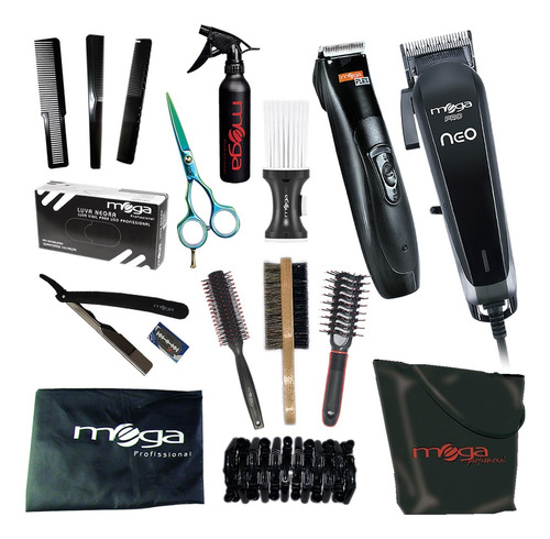 Kit Profesional Mega Bolso Completo Barberos